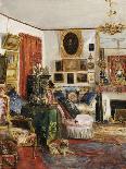 Interieur eines Wohnzimmers. 1882-Gustave de Launay-Framed Premium Giclee Print
