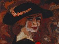 Young Woman with a Hat; Jeune Fille Au Chapeau, 1917-Gustave de Smet-Giclee Print