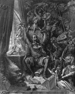 Don Quixote Relives His Past Glories by Gustave Dor?