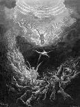 The Fall of the Rebel Angels, from Book I of 'Paradise Lost' by John Milton (1608-74) C.1868-Gustave Dor?-Giclee Print