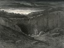 Abraham and the Three Angels, engraving by Doré - Bible-Gustave Dore-Giclee Print