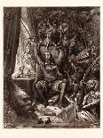 Don Quixote in His Library-Gustave Dore-Giclee Print