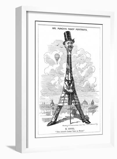 Gustave Eiffel a Satire on the Recently Built Eiffel Tower: "Our Artist's Latest Tour de Force"-Linley Sambourne-Framed Premium Giclee Print