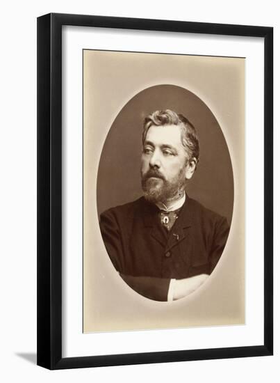 Gustave Eiffel, buste dans un ovale, bras droit sur la poitrine-Eugène Ernest Appert-Framed Giclee Print