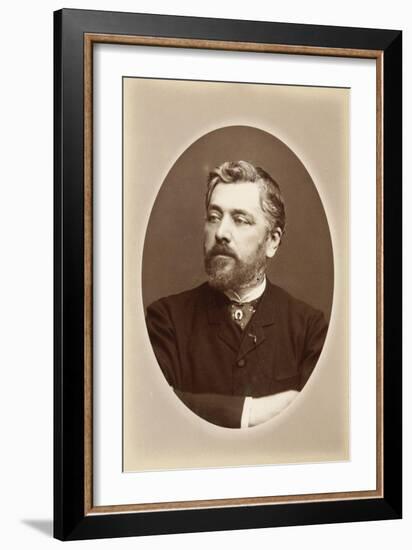 Gustave Eiffel, buste dans un ovale, bras droit sur la poitrine-Eugène Ernest Appert-Framed Giclee Print