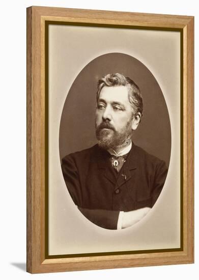 Gustave Eiffel, buste dans un ovale, bras droit sur la poitrine-Eugène Ernest Appert-Framed Premier Image Canvas