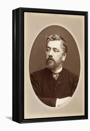 Gustave Eiffel, buste dans un ovale, bras droit sur la poitrine-Eugène Ernest Appert-Framed Premier Image Canvas