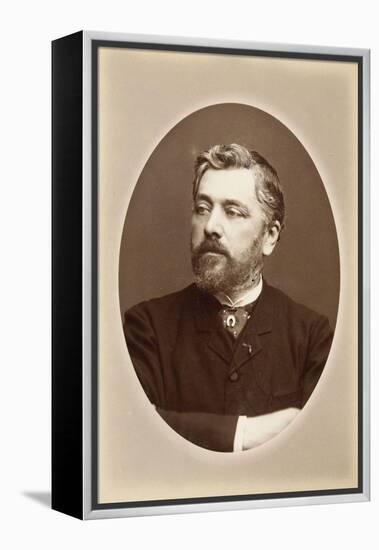 Gustave Eiffel, buste dans un ovale, bras droit sur la poitrine-Eugène Ernest Appert-Framed Premier Image Canvas