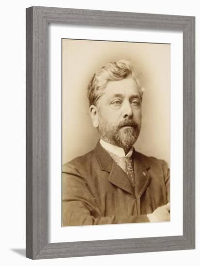 Gustave Eiffel, Chest, Right Arm Folded across Chest-François Touranchet-Framed Giclee Print