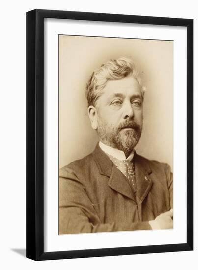 Gustave Eiffel, Chest, Right Arm Folded across Chest-François Touranchet-Framed Giclee Print