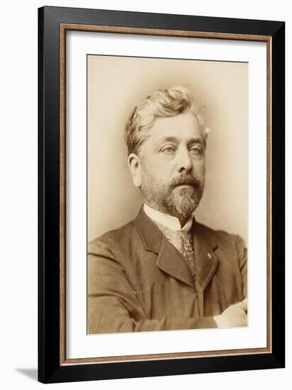 Gustave Eiffel, Chest, Right Arm Folded across Chest-François Touranchet-Framed Giclee Print