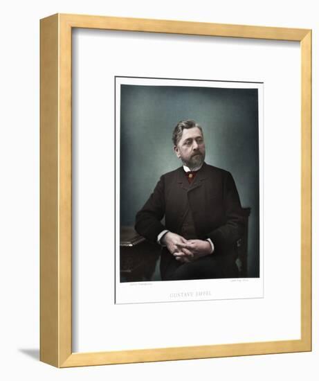 Gustave Eiffel, French engineer, 1880-Eugene Pirou-Framed Photographic Print