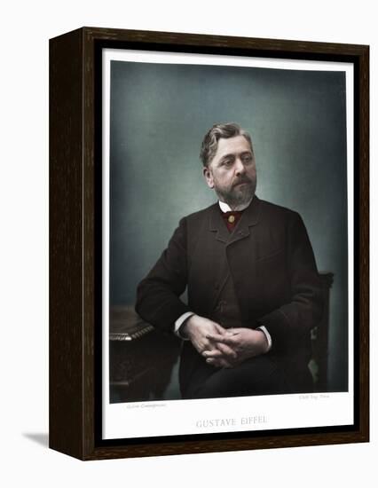 Gustave Eiffel, French engineer, 1880-Eugene Pirou-Framed Premier Image Canvas