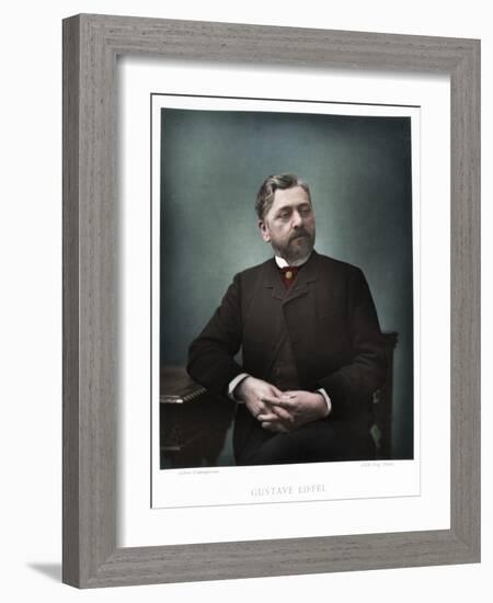 Gustave Eiffel, French engineer, 1880-Eugene Pirou-Framed Photographic Print