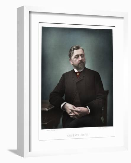 Gustave Eiffel, French engineer, 1880-Eugene Pirou-Framed Photographic Print