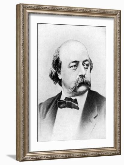 Gustave Flaubert, French Novelist, 19th Century-Felix Nadar-Framed Giclee Print