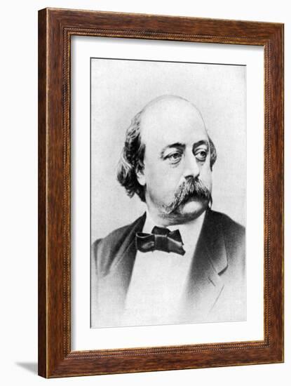 Gustave Flaubert, French Novelist, 19th Century-Felix Nadar-Framed Giclee Print