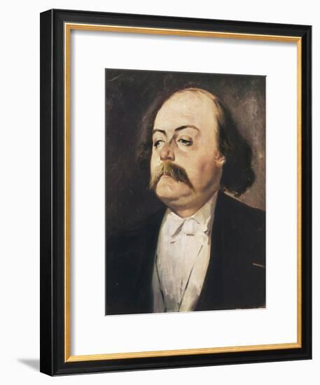Gustave Flaubert-Pierre François Eugène Giraud-Framed Art Print