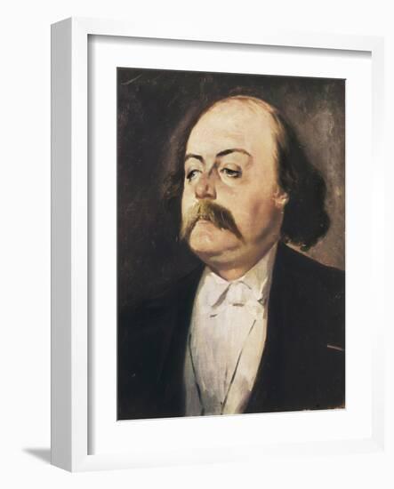 Gustave Flaubert-Pierre François Eugène Giraud-Framed Art Print