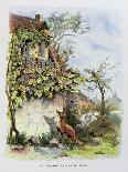 The Fox and the Grapes, La Fontaine's Fables-Gustave Fraipont-Art Print