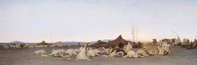 An Arab Encampment, C.1880-Gustave Guillaumet-Framed Giclee Print