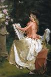 The Artist in the Garden-Gustave Jean Jacquet-Framed Giclee Print