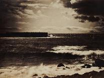 Effect of the Sun, Sunset at a Beach-Gustave Le Gray-Giclee Print