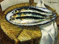 The Dish of Mackerels, C.1923-Gustave Loiseau-Giclee Print