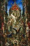 The Unicorns Painting by Gustave Moreau (1826-1898) 1885, Oil on Canvas, 1.15 X 0.9 M. Paris, Musee-Gustave Moreau-Giclee Print
