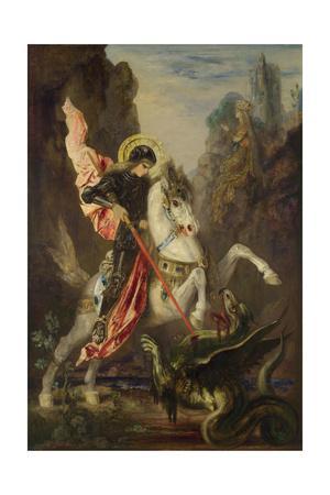 Gustave Moreau Oedipus and the Sphinx Giclee Canvas Print Paintings Poster