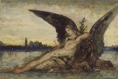 La Parque et l'Ange de la Mort-Gustave Moreau-Giclee Print