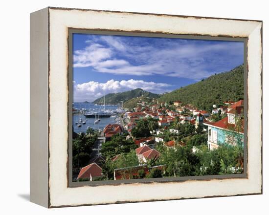 Gustavia, St. Barts, French West Indes-Walter Bibikow-Framed Premier Image Canvas