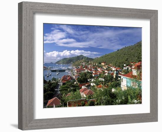 Gustavia, St. Barts, French West Indes-Walter Bibikow-Framed Photographic Print