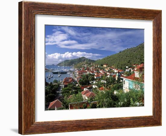 Gustavia, St. Barts, French West Indes-Walter Bibikow-Framed Photographic Print