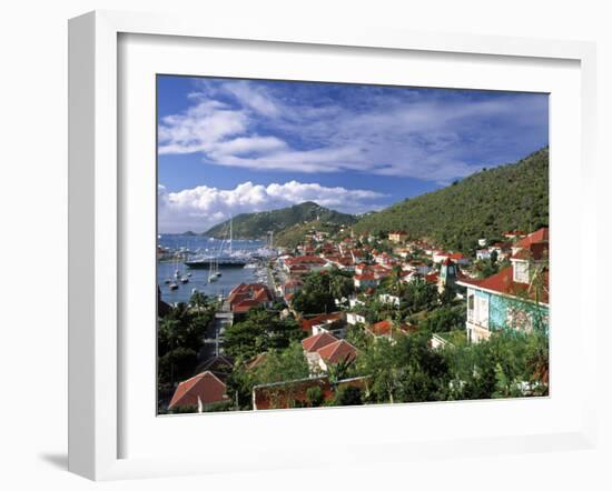 Gustavia, St. Barts, French West Indes-Walter Bibikow-Framed Photographic Print