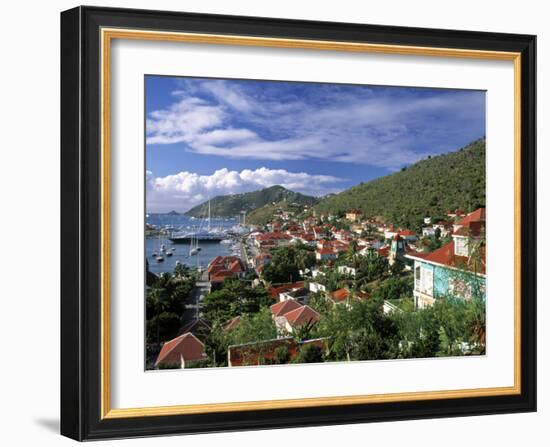 Gustavia, St. Barts, French West Indes-Walter Bibikow-Framed Photographic Print