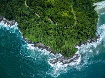 Top View of Rocks in Camburi Beach, Sao Paulo, Brazil-Gustavo Frazao-Framed Photographic Print