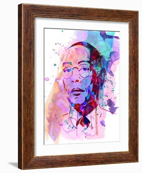 Gustavo Watercolor-Anna Malkin-Framed Art Print