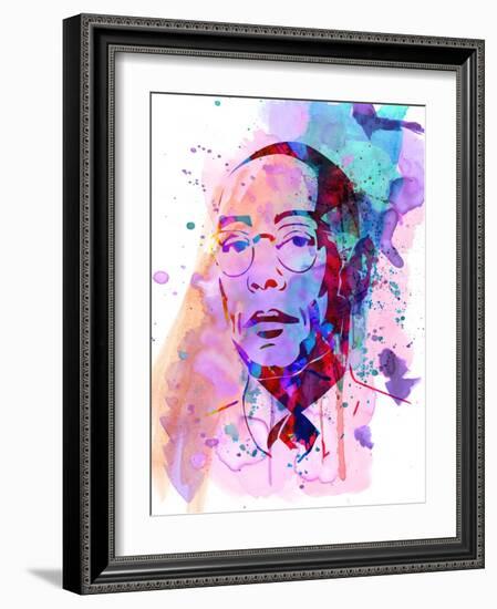 Gustavo Watercolor-Anna Malkin-Framed Art Print