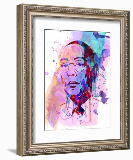 Gustavo Watercolor-Anna Malkin-Framed Premium Giclee Print