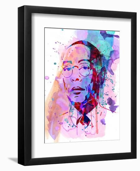 Gustavo Watercolor-Anna Malkin-Framed Premium Giclee Print