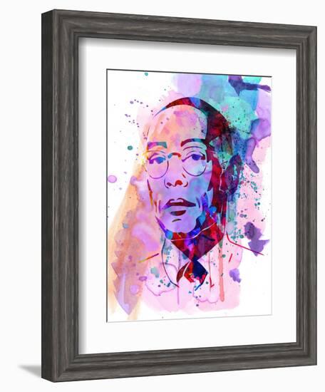 Gustavo Watercolor-Anna Malkin-Framed Art Print