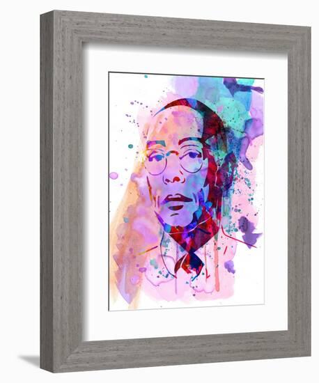 Gustavo Watercolor-Anna Malkin-Framed Art Print