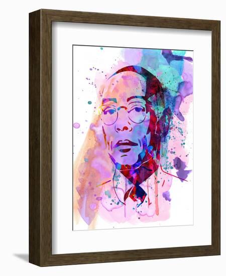 Gustavo Watercolor-Anna Malkin-Framed Art Print