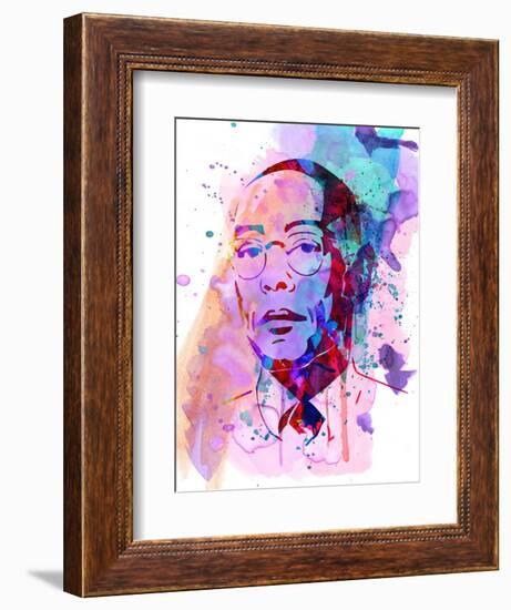 Gustavo Watercolor-Anna Malkin-Framed Art Print