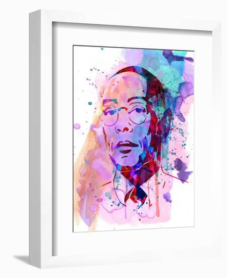 Gustavo Watercolor-Anna Malkin-Framed Art Print