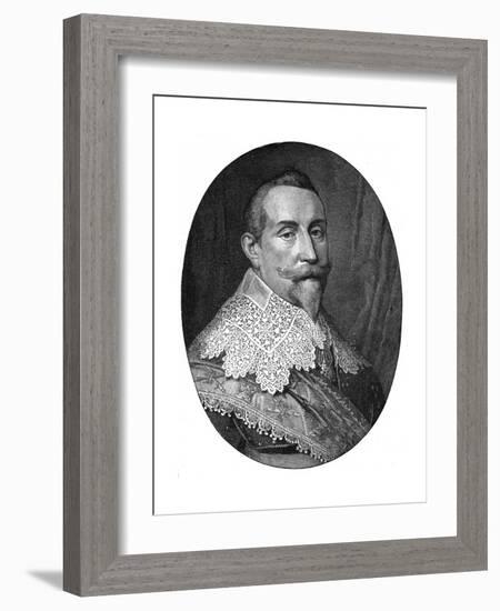 Gustavus Adolphus, 17th Century King of Sweden, C1880-Michiel Jansz Van Miereveld-Framed Giclee Print