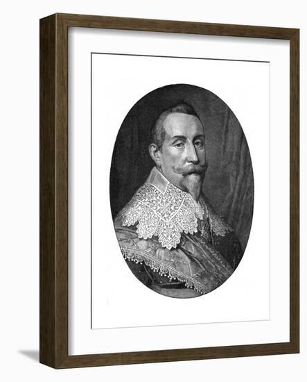 Gustavus Adolphus, 17th Century King of Sweden, C1880-Michiel Jansz Van Miereveld-Framed Giclee Print