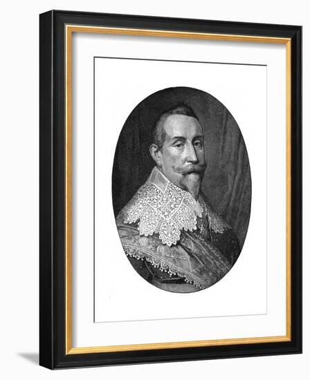 Gustavus Adolphus, 17th Century King of Sweden, C1880-Michiel Jansz Van Miereveld-Framed Giclee Print