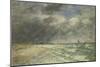 Gusty Weather over the Sea, Deauville, 1895-Eugene Louis Boudin-Mounted Giclee Print